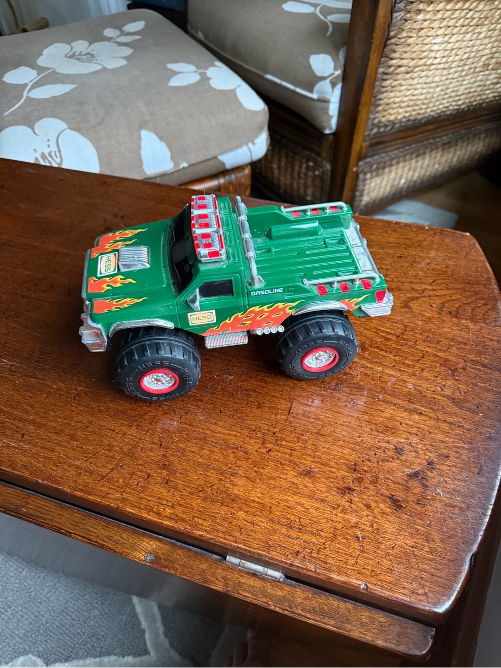 Hess Monster Truck Toy with Flame Decals
